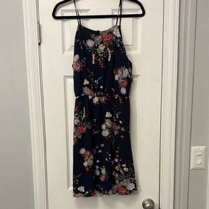 Floral Navy Dress
